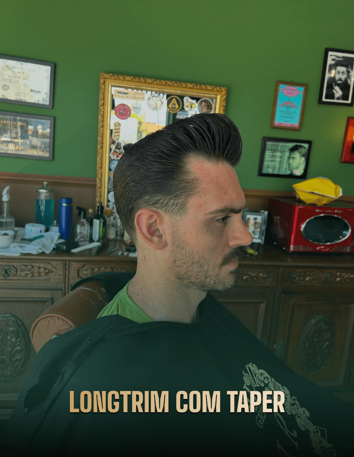 Long Trim com Taper Fade
